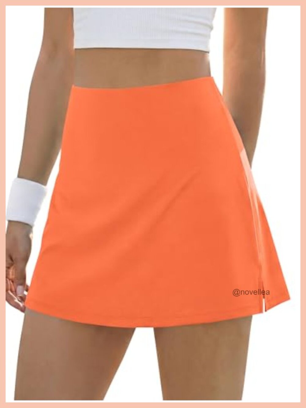 Athletic Tennis Skort with Built-in Shorts and Pockets